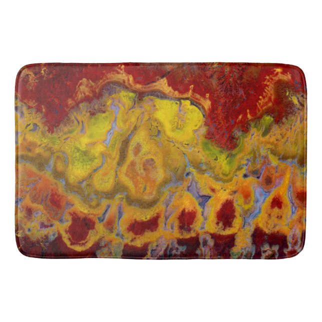 Red Crayola Jasper Bath Mat (Front)