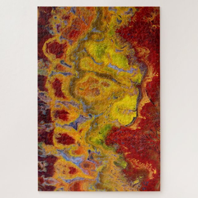 Red Crayola Jasper Jigsaw Puzzle (Vertical)