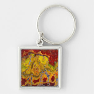 Red Crayola Jasper Keychain