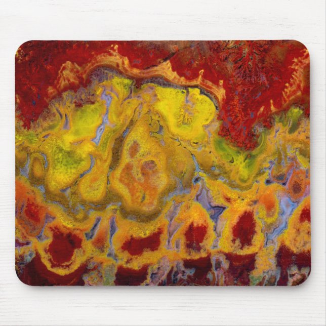 Red Crayola Jasper Mouse Pad (Front)