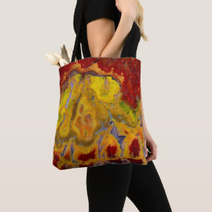 Red Crayola Jasper Tote Bag