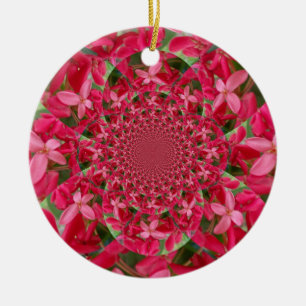 Red Crimson.jpg Ceramic Ornament