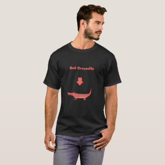 Red crocodile funny t-shirt T-Shirt