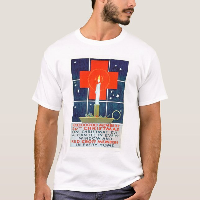 Red Cross Christmas Recruiting Poster (US00206) T-Shirt (Front)