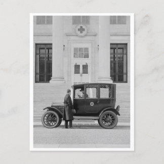 Red Cross Coupe Postcard