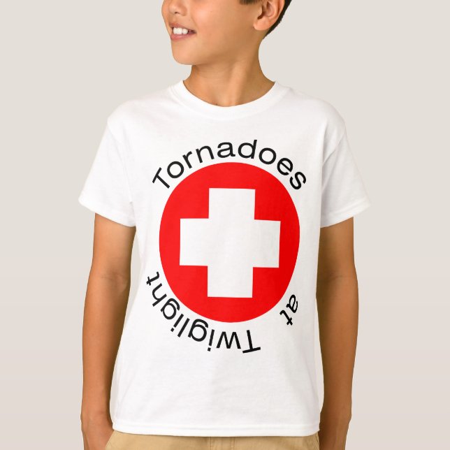 RED CROSS HERE T-Shirt (Front)