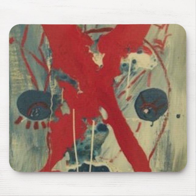 RED CROSS MOUSE PAD (Front)