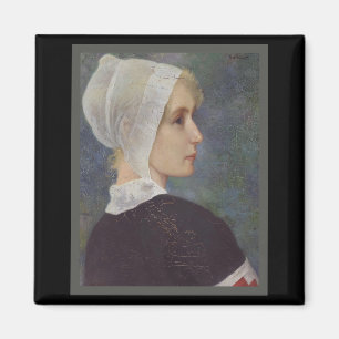 Red Cross Nurse by Theodor Grust Magnet