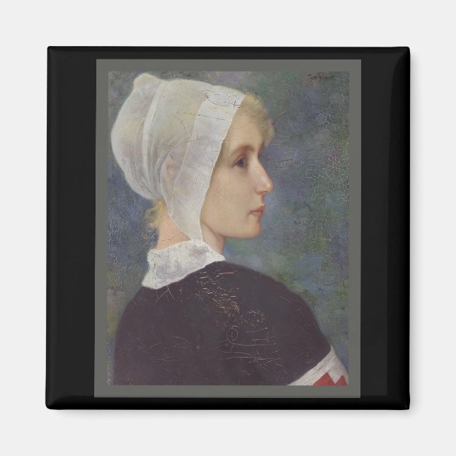 Red Cross Nurse by Theodor Grust Magnet (Front)