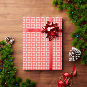 Red Cross Pattern Wrapping Paper