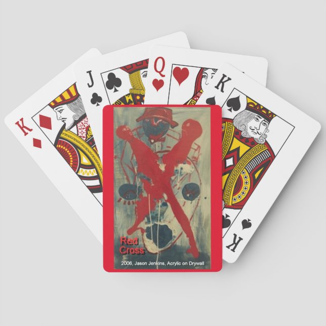 RED CROSS PLAYING CARDS (Back)