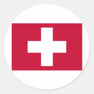 Red Cross Products & Designs! Classic Round Sticker