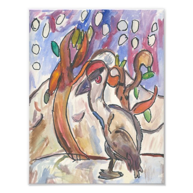 Red Crowned Crane Print (Front)