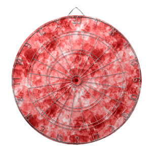 Red Crumpled Texture Dartboard