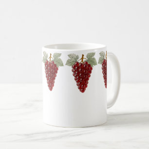 Red Crystal Grape Coffee Mug
