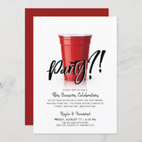 Red Cup | Any Occassion Celebration Party Red