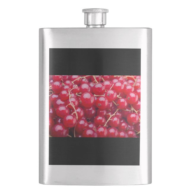 Red Currant Hip Flask (Front)