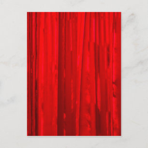 Red Curtain Postcard