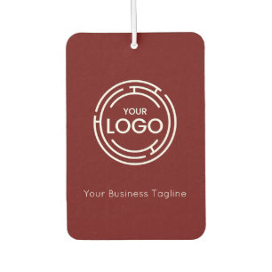 Red Custom Business Logo Air Freshener