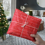Red | Custom Script Text Elegant Christmas Tissue Paper<br><div class="desc">Red | Custom Script Text Elegant Christmas Tissue Paper</div>