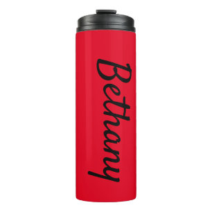 Red Customize Matching Design 12oz Thermal Tumbler