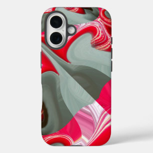 red Customize Product iPhone 16 Case