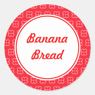 Red Customized Kitchen Stickers