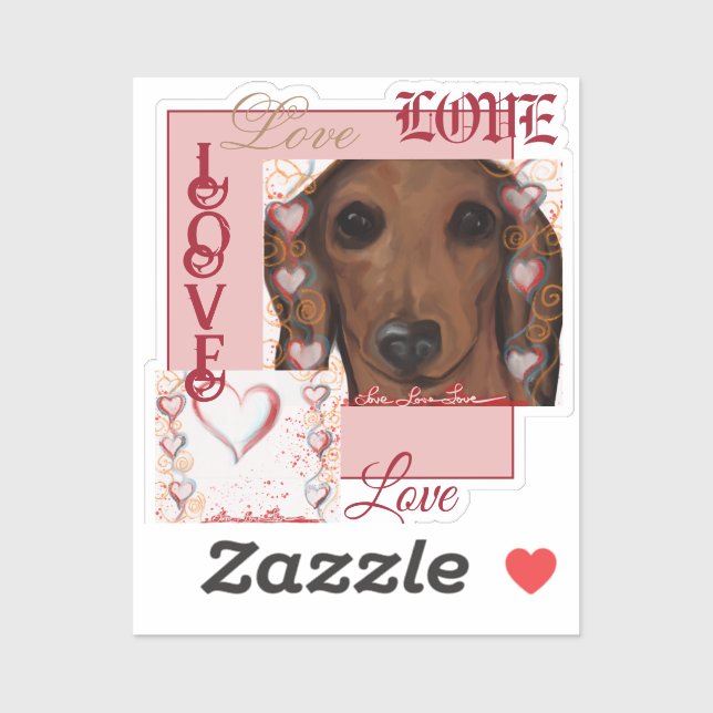 Red Dachshund      (Sheet)