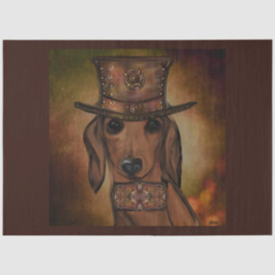 RED DACHSHUND  TISSUE PAPER