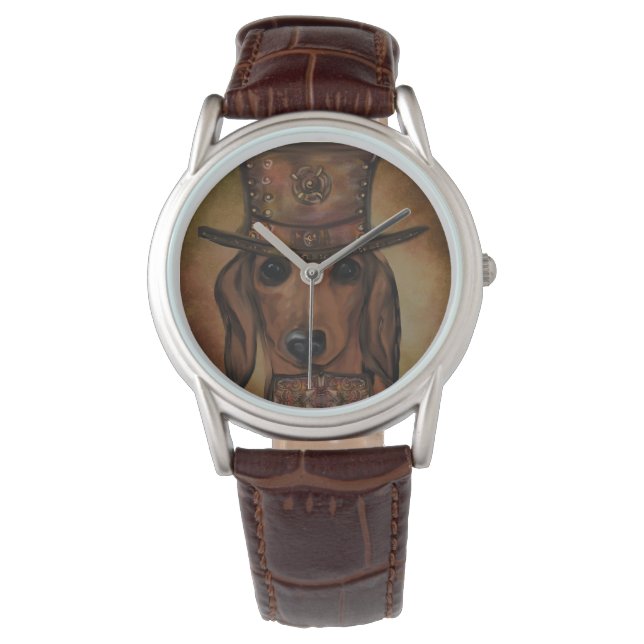 RED DACHSHUND  WATCH (Front)
