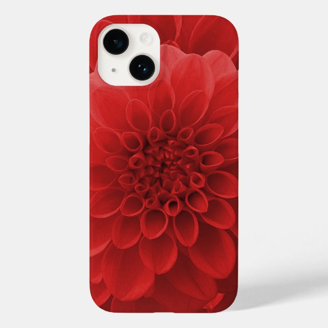 Red Dahlia Case-Mate iPhone Case (Back)