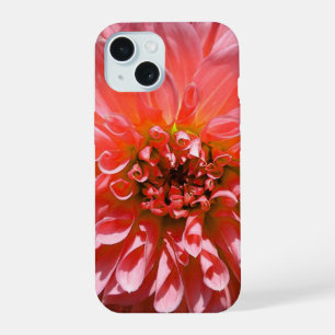 Red Dahlia Flower iPhone 15 Case