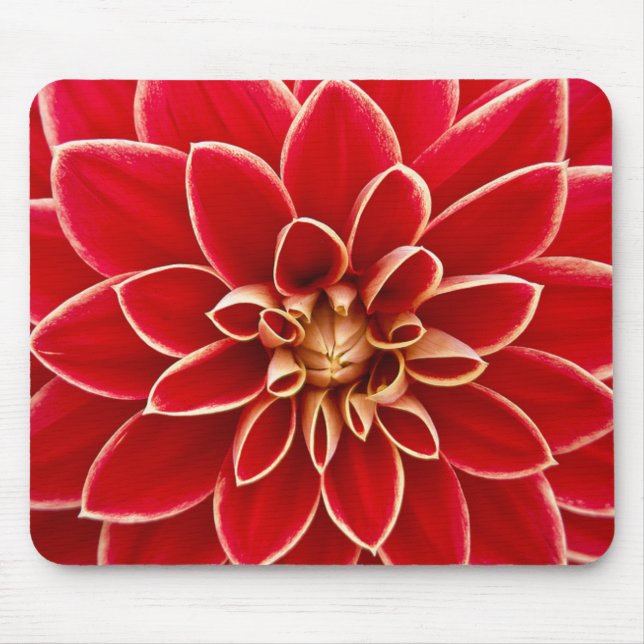 Red Dahlia Mouse Pad (Front)