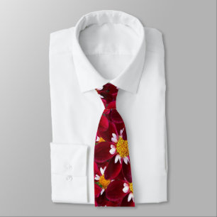 Red Dahlia Tie