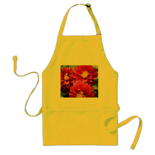Red Dahlias Standard Apron