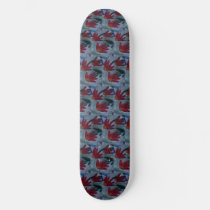 Red Daisies Skateboard