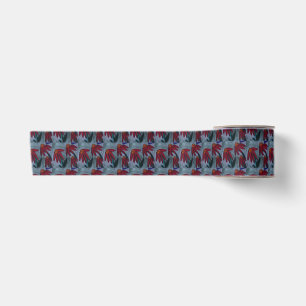 Red Daisy Satin Ribbon