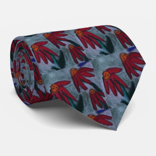 Red Daisy Tie