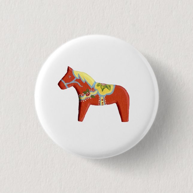 Red Dala Horse  # 8 pin (Front)