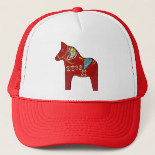 Red Dala Horse Hat