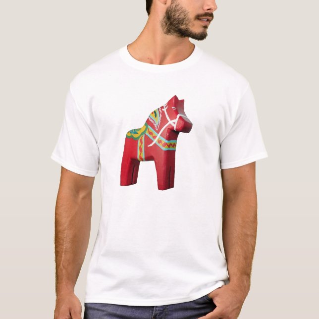 Red Dala Horse t-shirt  (Front)