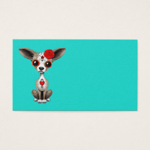 Red Day of the Dead Chihuahua