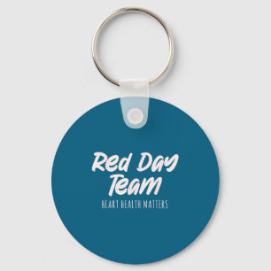 Red Day Team Heart Health Keychain