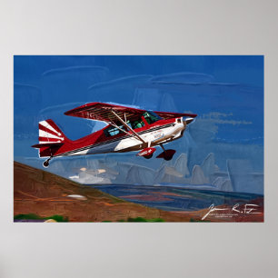 Red Decathlon Poster