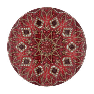 Red Decorative Cutting Board