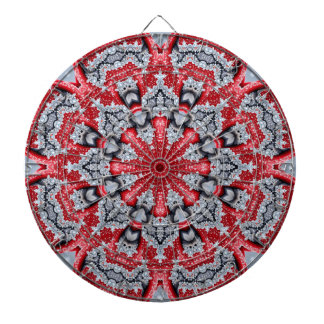 Red Decorative Dartboard