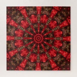 Red Decorative Jigsaw Puzzle
