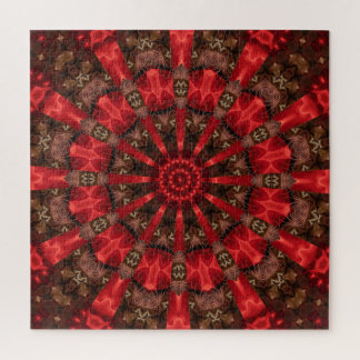 Red Decorative Jigsaw Puzzle