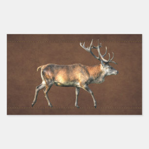 Red Deer Stag Wildlife Animal Design Sticker