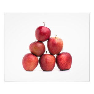 Red Delicious Apples Pyramid Photo Print